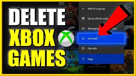 How delete games on xbox one