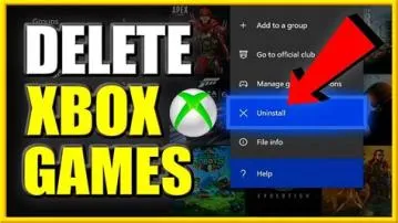 How delete games on xbox one?