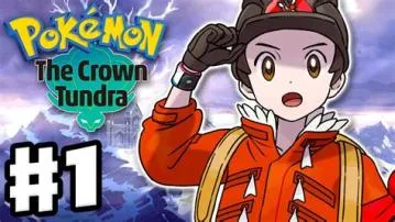 Can pokémon walk with you in crown tundra?