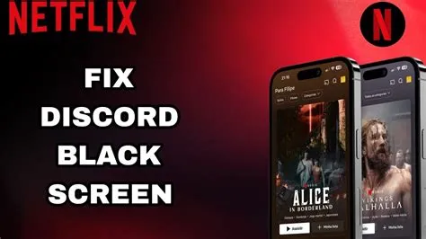 How do i watch netflix on discord without black screen ios