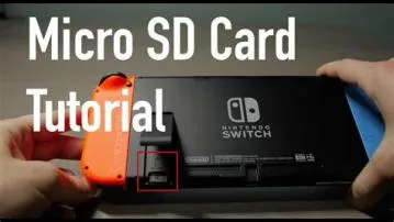 Can you put any microsd card in nintendo switch?