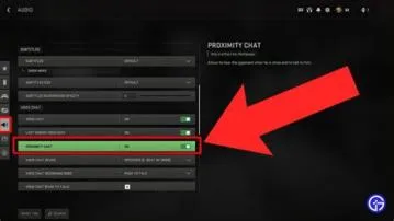 Can people hear you if you turn off proximity chat?