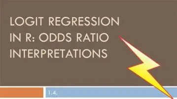 How do you interpret odd ratio in logistic regression?