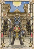 Why does lucario look like anubis?