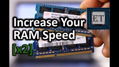 How to improve ram speed