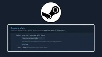 Can you refund a key on steam?