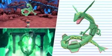 What games can you catch rayquaza?