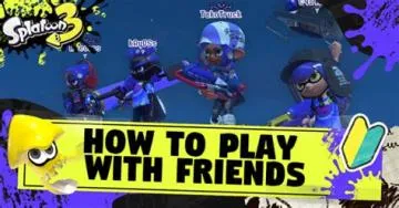 How do i play with friends in splatoon?