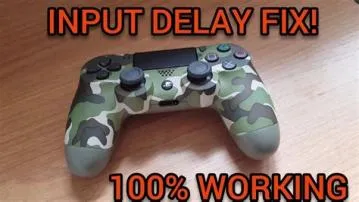 Why does my ps4 controller feel delayed?