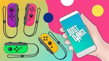 Can you play just dance with the phone as a controller on switch?