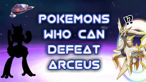 Can arceus defeat zeno