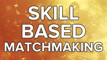 What determines skill-based matchmaking?