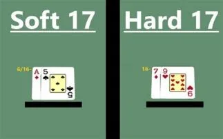 What is a hard 17 and a soft 17?