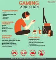 What are the behavioral effects of online game addiction?