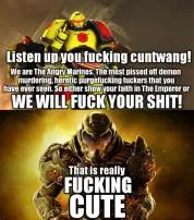 Why is doomguy so angry?
