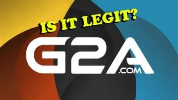 Is g2a games legit?