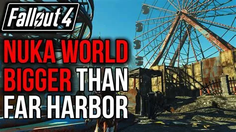 Is nuka-world bigger than far harbor