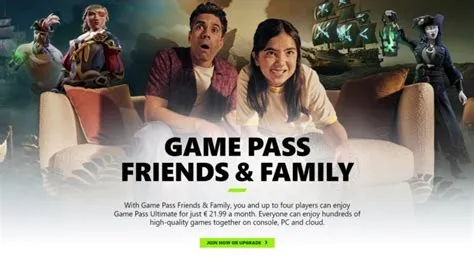How many family members xbox game pass