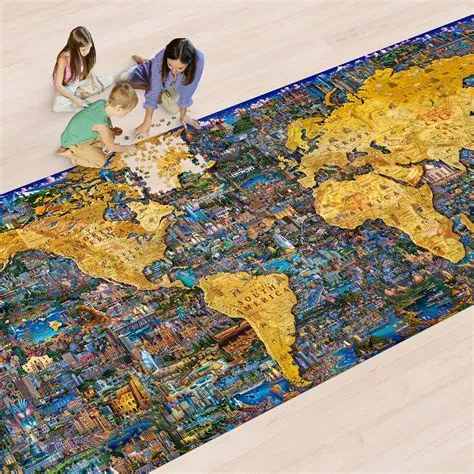 How big is a 60000 piece puzzle