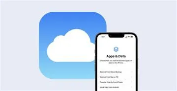 Does icloud backup restore apps?