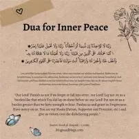 Which surah brings peace of mind?