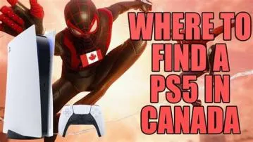 Why is it so hard to find a ps5 in canada?