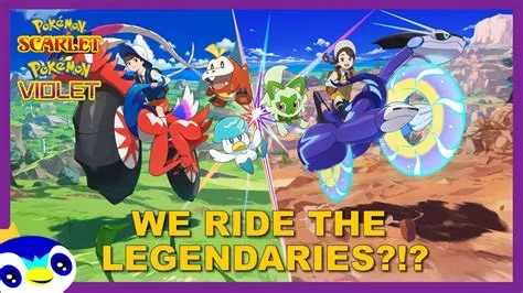 What legendaries do scarlet and violet ride