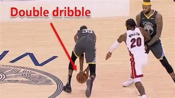 Is it illegal to double dribble?