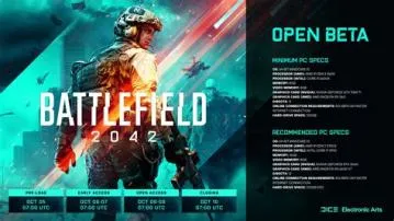 What is the requirement for battlefield 2042 open beta?