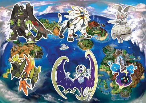 How many legendaries are in sun and moon