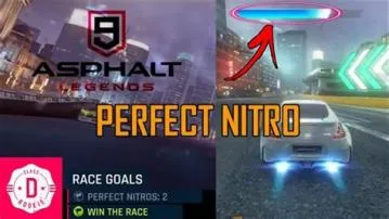 What is the perfect nitro in asphalt 9 legends?