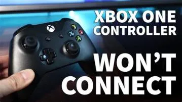 Why won t my xbox controller connect to my xbox 1?