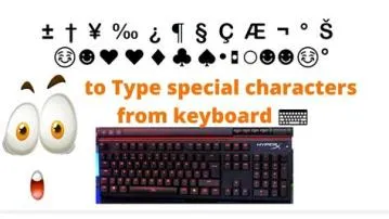 How do you type special characters on ps4?