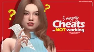 Why aren t my sims 4 skill cheats working?