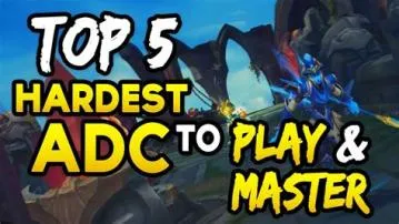 What is the hardest role to master in league?