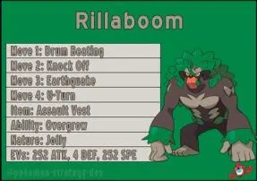 What is the signature move of rillaboom?