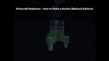 Can you shoot rockets in bedrock?