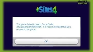 What is error code 22 on the sims 4?