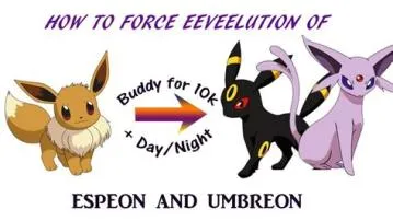How do you force eevee to evolve?