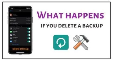 What happens if i delete app backups?