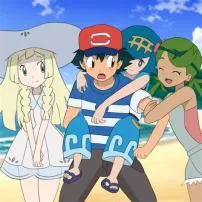 Who is ash girlfriend in pokémon sun and moon?