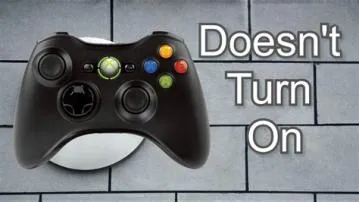 Why wont my xbox controller turn on unless charging?