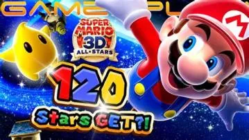 What is 120 stars in super mario galaxy?