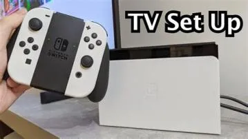 Can you play oled switch on tv?