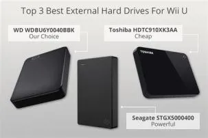 What format does external hard drive need to be for wii u?