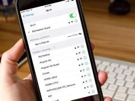 Why cant i log into my wi-fi on my iphone?