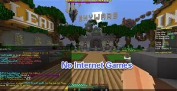 How does the no internet game work?