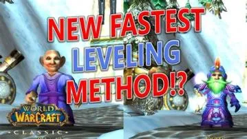 What is the fastest levelling to 60 in wow?