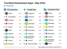 What is the 1st most downloaded app in the world?