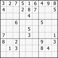 What do the grey boxes mean in sudoku?